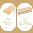 thumbnail image 4 of SHOWERORO 100pcs Reusable Drinking Straws Cute Straws Natural Wheat Straw For Festive Catering, 4 of 6