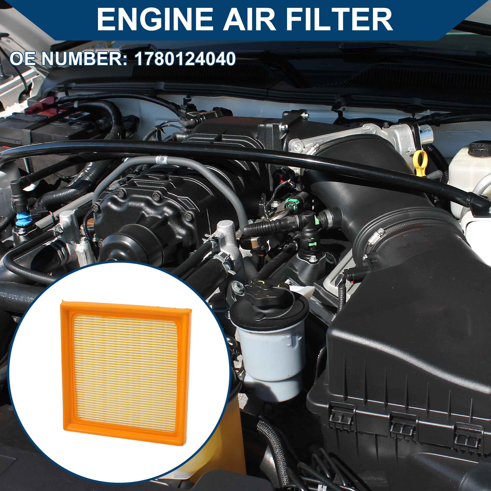 Unique Bargains Great Engine Air Filter No.1780124040 for Lexus UX250h 2.0L 2020-2024