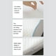 thumbnail image 4 of Billuyoard Almohada de apoyo blanca de la espuma de la memoria para la almohada para dormir del alivio del dolor cervical para el amortiguador de Juegos de cama modelo brazo derecho, 4 of 6
