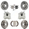 thumbnail image 1 of Transit Auto Front Rear Disc Brake Caliper Rotors Drums Semi-Metallic Pads Kit (8Pc) for Car Volkswagen Jetta with 280mm Diameter Rotor KC8-101446N, 1 of 11
