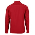 thumbnail image 3 of Men's Cutter & Buck  Red PGA TOUR Volunteers Big & Tall Adapt Eco Knit Hybrid Recycled Full-Zip Jacket, 3 of 3