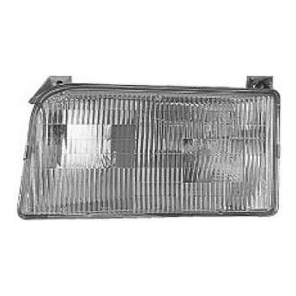 Left Headlight Assembly - Compatible with 1992 - 1996 Ford F-150 1993 1994 1995