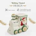 thumbnail image 3 of Spode Christmas Tree Miniature Christmas Village Figural Decoration, Snowy Christmas Village Set, Ceramic Holiday Decor - Festive Holiday Decorations for Indoor Display (Train), 3 of 7