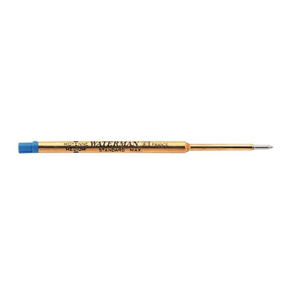 Waterman S0944490  Ballpoint Pen Refill  Medium point Blue (Pack of 1)