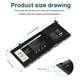 thumbnail image 5 of Batería Futurebatt G91J0 41 Wh 11,25 V para Dell Latitude, 5 of 9