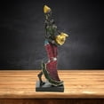 thumbnail image 4 of African Figurines Women Decorative Sculpture Flower Vase Home Centerpieces for Dining Room Table Tribal Lady Statue Vintage Gift, 4 of 8