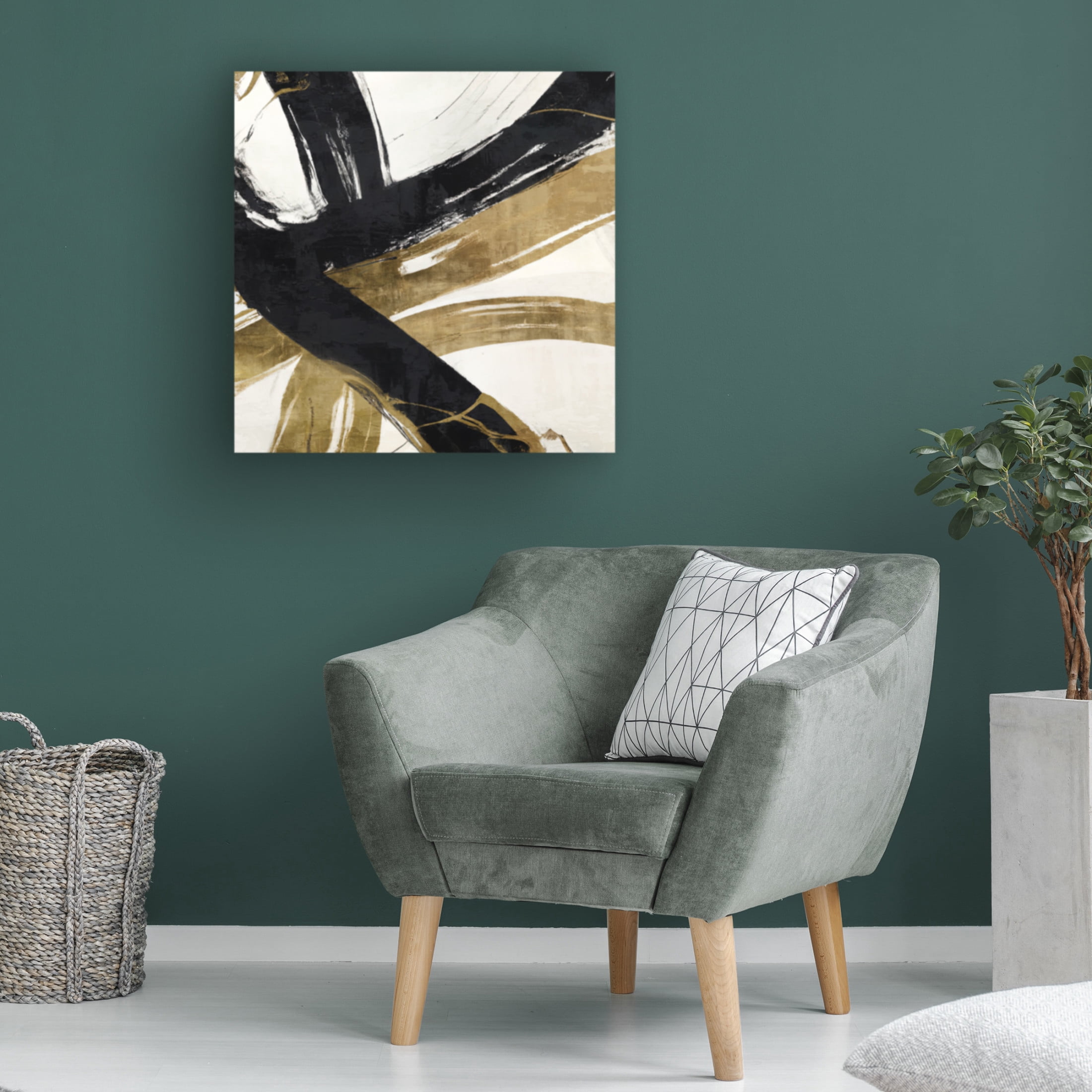 Canvas Wall Art - Sasha 'Chaos Theory' Wall Art for Living Room, Bedroom, or Office Décor by Trademark Fine Art - 24 x 24 Inches