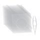 thumbnail image 3 of Peads de fusibles cuadrados 5 mm, tablas de cuentas de fusibles, cuentas, entrelazamiento, tablas de clavijas prácticas transparentes con, 3 of 9