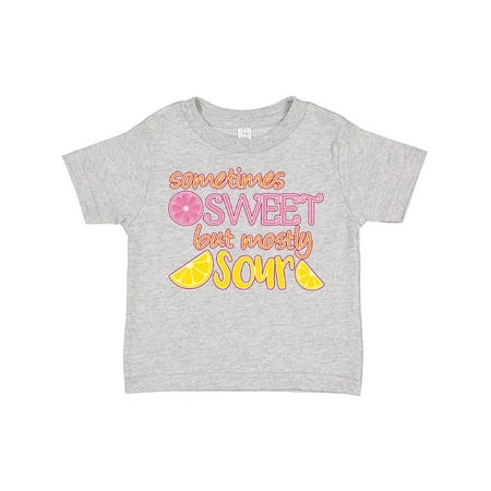 

Inktastic Sometimes Sweet but Mostly Sour Pink and Yellow Lemons Gift Toddler Boy or Toddler Girl T-Shirt