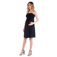 thumbnail image 2 of Maternity Strapless Pleated Empire Waist Mini Dress, 2 of 5