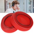 thumbnail image 1 of Coussins d'Écouteurs Remplacement, Écouteurs Oreillettes Confortables pour Casque Rouge Protéine Style Cuir, 1 of 8