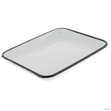 

Metal Enamel Butcher Tray Instrument Tray Laboratory Tool Durable 4 Sizes