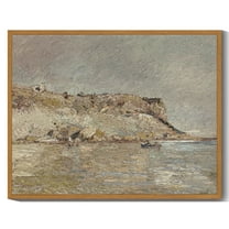 Drsoum Coastal Canvas Wall Art Vintage Landscape Seascape Classic Prints Kitchen Bathroom Office Decor - 8x10in Nature Framed