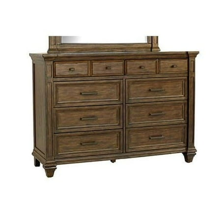 Simply Solid Logan Wood 8 Drawer Dresser Com