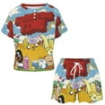 thumbnail image 3 of Adventure Time Jake The Dog Women Pajamas Set Loungewear Sleepwear 2 Piece PJ Sets, 3 of 8