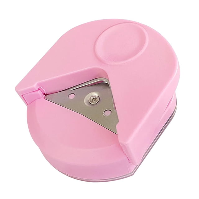 Perforadora de papel para tarjetas, cortadora de esquinas para álbumes de recortes, filete R4, suministros de oficina (púrpura) Wdftyju Libre de BPA
