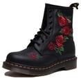 thumbnail image 6 of Dr. Martens 1460 Vonda Boots 8 Eye Floral Womens Shoes - Black, 6 of 6