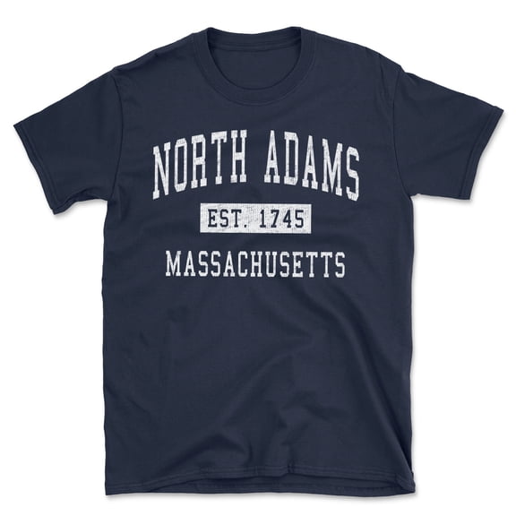 North Adams Massachusetts Classic Established Men's Cotton T-Shirt