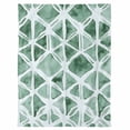 thumbnail image 7 of Abstract Color Blcok Flannel Blanket for Bed,Travel and Camping, Sage Green Modernism Watercolor Super Soft Cozy Blanket for All Seasons 60"x80", 7 of 7