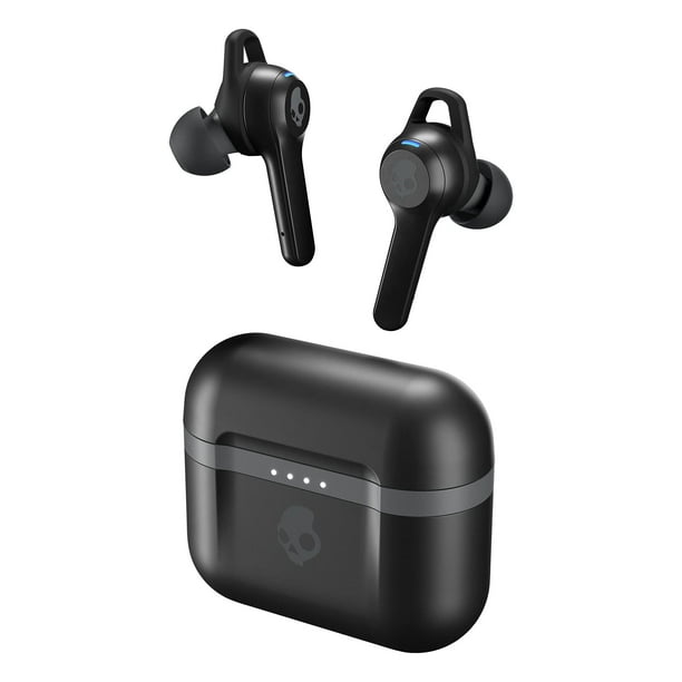 Auriculares intraurales inalámbricos Indy Evo XT de Skullcandy, batería de 30 horas, micrófono, funcionan con dispositivos iPhone, Android y Bluetooth, color negro