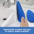 thumbnail image 7 of Qaestfy Shower Bathtub Tile Scrubber Brush with Extendable Aluminum Long Handle for Bathroom Wall Floor Scrubbing, 7 of 7