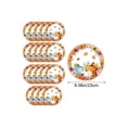 thumbnail image 3 of FastXmas 40Pcs Fall Paper Plates, 9 Inch Disposable Pumpkin Theme Plates Tableware for Autumn Thanksgiving Halloween Party Table Decoration, 3 of 6