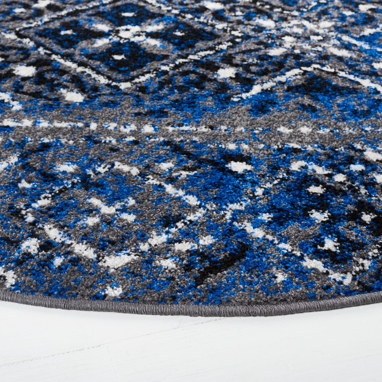 SAFAVIEH Adirondack Montague Geometric Area Rug, Silver/Multi, 3' x 5'