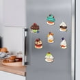 thumbnail image 3 of Leadrop 3D Cupcake Fridge Magnet Simulation Dessert Resin Refrigerator Magnet Home Office Kitchen Locker Simulation Food Decoration, 3 of 10