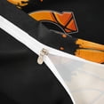 thumbnail image 4 of Castle Fairy Basketball Letter S Twin Duvet Cover, Sport Graffiti Splash Twin Bedding, Black Orange,Black Reversible,2pcs,1 Duvet Cover and 1 Pillowcase, 4 of 6