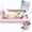 Blush Pink, variant on Rolled Ice Cream Maker with Quick Start Guide - DIY Instant Ice Cream Tray Kit, 2 Scrapers for Manual Homemade Ice Cream Rolls, Frozen Yogurt, Sorbets & Slushies, No Electricity Needed(green)