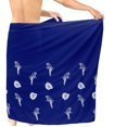 thumbnail image 2 of HAPPY BAY Men's Bath Trunk Casual Sarong Long Pareo Beach Wrap One Size Mary, Embroidered Summer Vacation Party, 2 of 5
