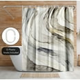 thumbnail image 6 of Americanflat 71" x 74" Shower Curtain, Gulf by PI Creative Art, 6 of 7
