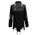 thumbnail image 3 of Veste en Jean Décontractée pour Femmes Légère à Manches Longues Déchirée et Usée pour Usage Quotidien, 3 of 3