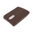 thumbnail image 1 of Funda de cojín para consola central Unique Bargains con caja de pañ tissues 12.2"x7.87" Funda para consola central, reposabrazos, funda de caja de asiento de cuero sintético color café, 1 of 6