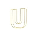 thumbnail image 6 of Efavormart 8" Tall Gold Wedding Centerpiece 3D Wire Letter Decoration For Wedding Party Decoration DIY Decoration Supplies - U, 6 of 10