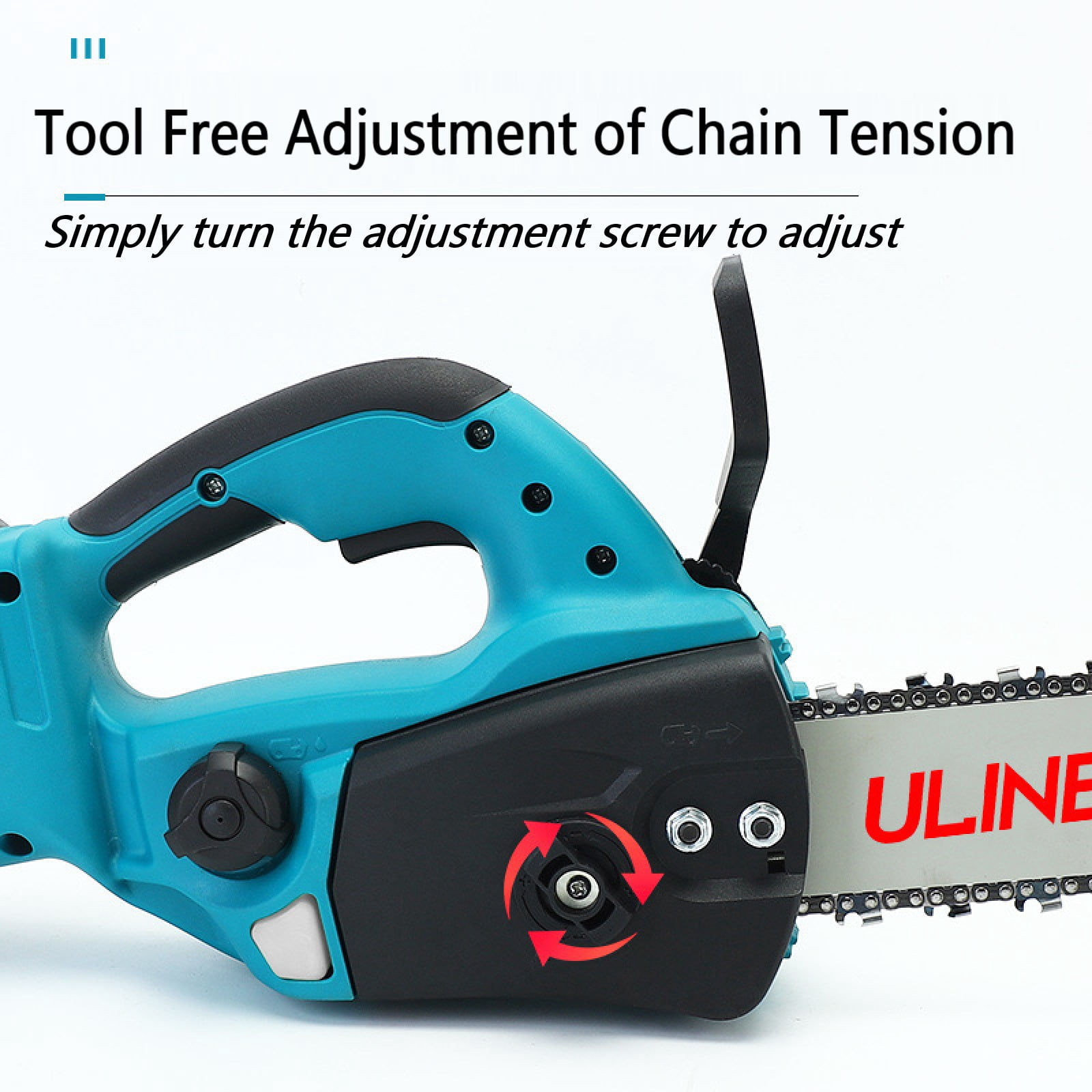 Pecham 12Inch Cordless Chainsaw, 21V 4000mAh Handheld Electric Chainsaw with Auto Lubrication for Tree Trimming, Wood Cutting, Outdoor Yard Work