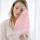 thumbnail image 4 of Toallas de baño suaves y gruesas absorbentes, secado rápido para el hogar, gimnasio, piscina, yoga, hotel, ducha, gran toalla para el baño, 68x34cm toalla facial suave absorbente de algodón para el ho, 4 of 6
