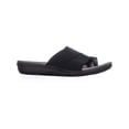 thumbnail image 4 of Womens BareTraps Jodey Slip On Flat Slide Sandals, Black, 4 of 5