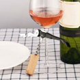 thumbnail image 5 of 3 Pieces Generic Corkscrews, Waiters and Bartender Bottle Openers 3 in 1 Stainless Steel Set, Bottle Opener with Serrated Foil Cutter Limonadier Foil Cutter Black (3 pcs), 5 of 5
