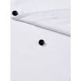 thumbnail image 4 of sogami Men's Button Down Shirt Stretch Long Sleeve Business Casual Dress Shirts White, 4 of 7