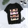 thumbnail image 2 of Camiseta de Anime de Demon Slayer para mujer, camiseta de Kamado, kakus, Wanita, Kimetsu No Yaiba, Nezuko, Kaus, Wanita, Uniseks, Tanjirou, 2 of 5