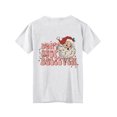 thumbnail image 3 of Anbech Christmas Short Sleeve Tshirts for Women Merry Christmas Tees Snowflake Graphic Tee Tops, 3 of 8