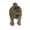 Khaki, variant on Women's Winter Furry Trapper Hat with Pom Pom & Ear Flaps Warm Plush Bobble Cap for Snow Cold Weather Wine One size