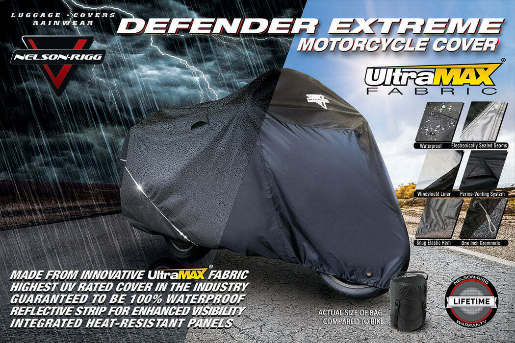 Nelson-Rigg Defender Extreme Waterproof Medium Motorcycle Cover (DEX-2000-02-MD)