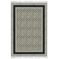 thumbnail image 1 of Casavani Cotton Handblock Printed Black Rug Area Rug for Entryway Kitchen Bathroom 4x6 feet, 1 of 5