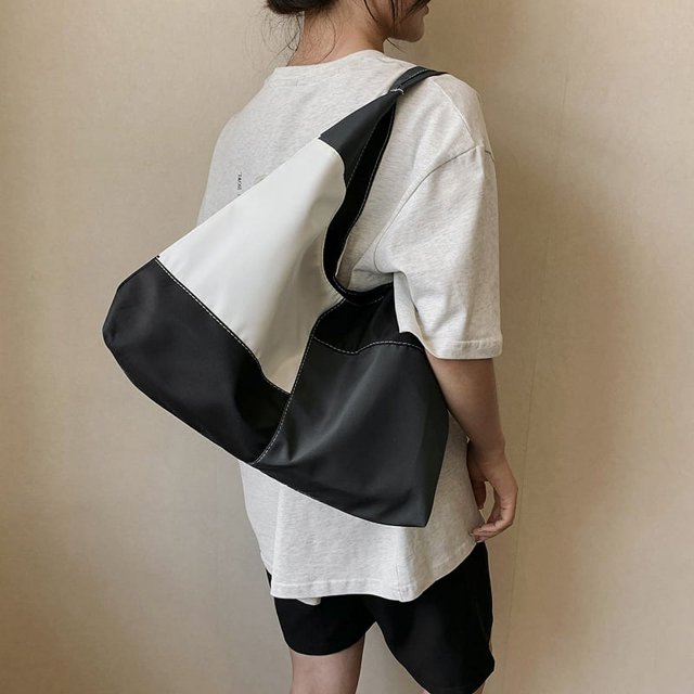 Moda Vintage mujeres Bolso lona bajo el brazo Bolso Casual mujeres hombro Bolso Pa