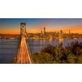 thumbnail image 2 of Gavrilis, John 14x10 White Modern Wood Framed Museum Art Print Titled - Bay Bridge and Evening Commute, 2 of 4