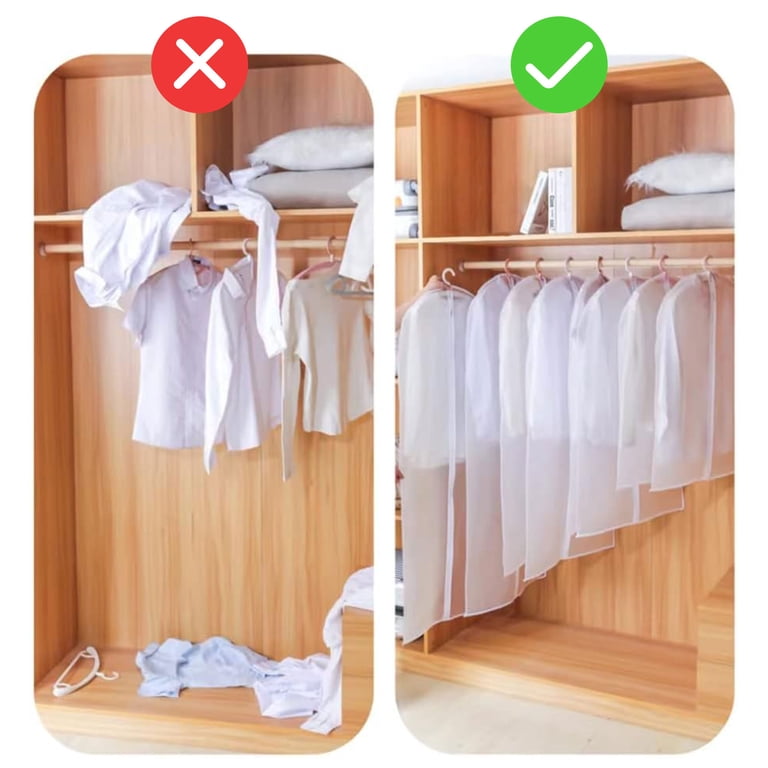 Tripumer 10-Piece Hanging Garment Bag Set 24 x 47 Inch photo 4