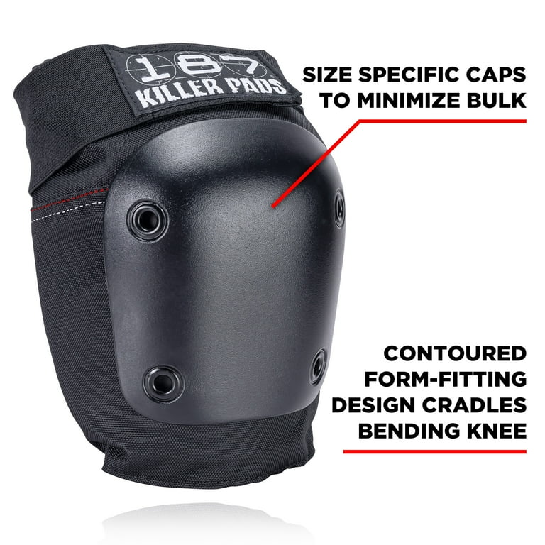 187 Killer Pads Fly Knee Pad, Black, Medium - Walmart.com 187 Killer Pads Fly Knee Pad, Black, Medium - Walmart.com