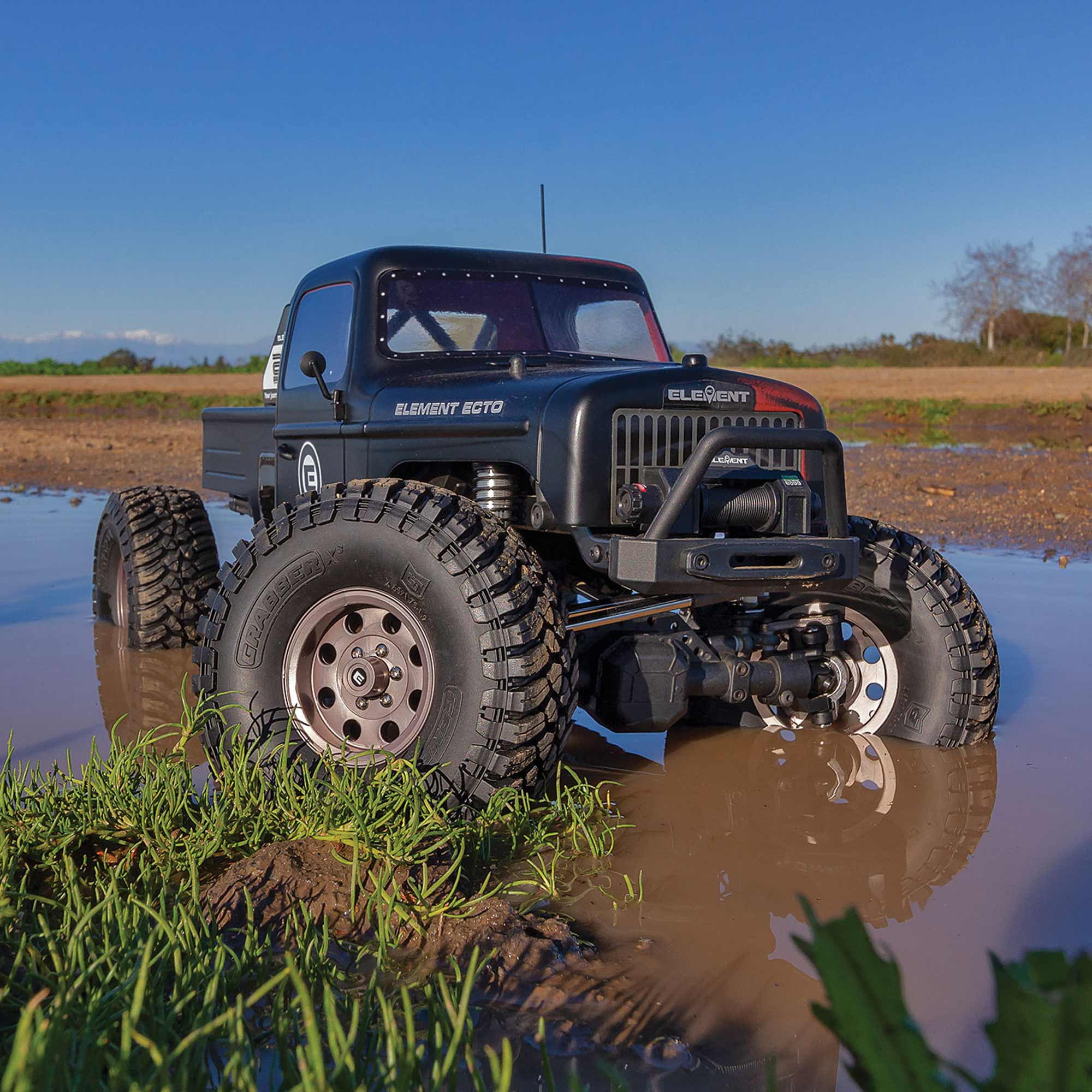 Element RC Enduro Ecto Black Trail Truck 4x4 RTR Rock Crawler w/2.4GHz Radio